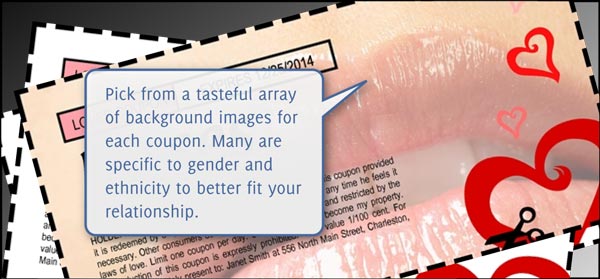 Sex Coupons - Background Customization